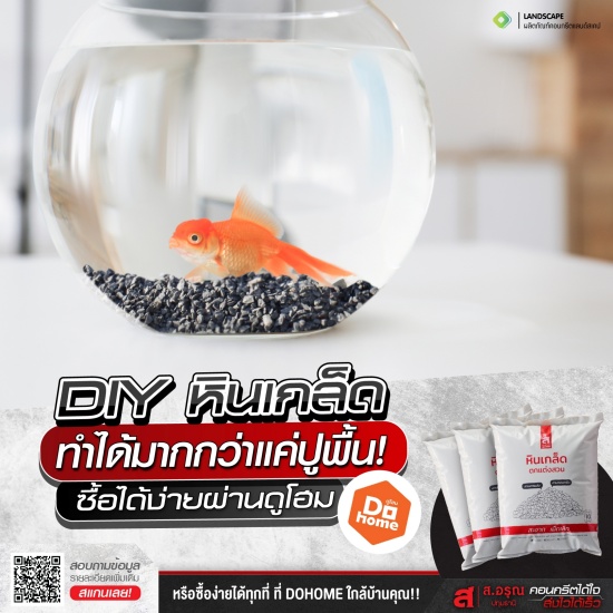 หินเกล็ดงานแลนด์สเคป-จัดตู้ปลา